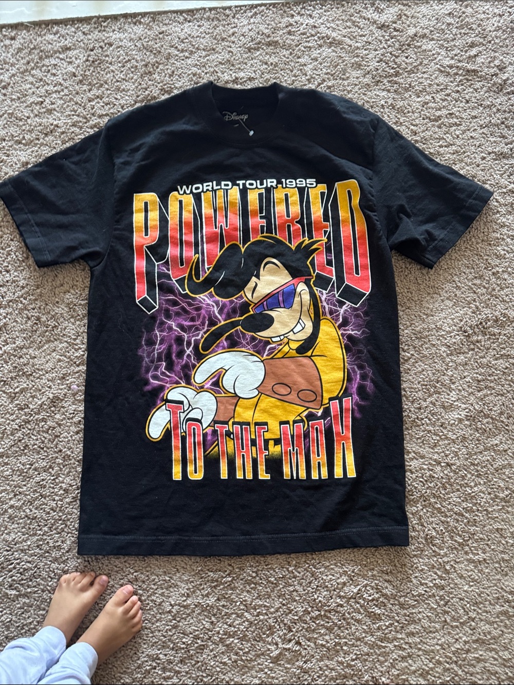 BOXLUNCH Disney Goofy Movie Max POWERLINE Graphic Tee Medium